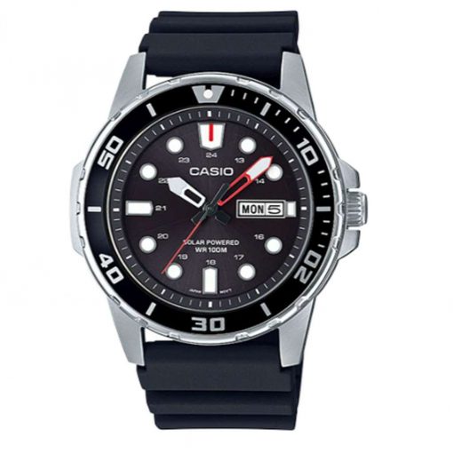 Casio Classic Diver Inspired Watch - Black - MTPS110-1AV