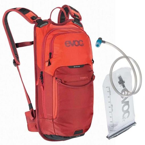 EVOC Stage 6 + 2L Hydration Backpack - Orange/Chili Red - 100205516