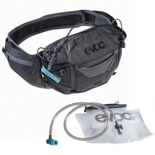 EVOC Hip Pack Pro 3 + 1.5L Hydration Pack - Black/Carbon Grey - 102504120