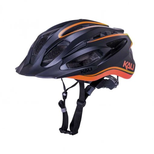 Kali Protectives Adult Alchemy MTB Cycling Helmet - Solar Matte Black/Orange - 022141922