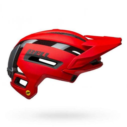Bell Sports Super Air MIPS Bicycle Helmet - MATTE-GLOSS RED-GRAY