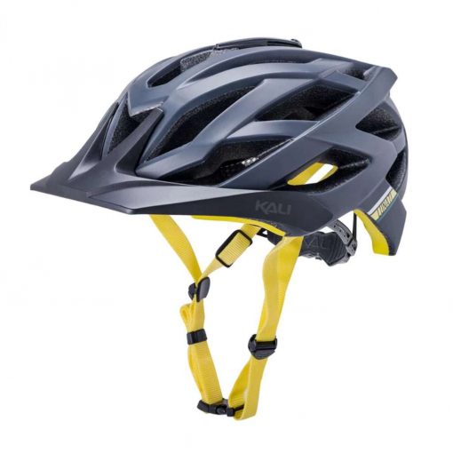 Kali Protectives Adult Lunati MTB Cycling Helmet - Sync Matte Navy/Yellow - 022112014