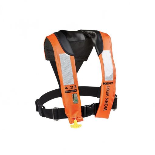 Kent A-33 In-Sight Automatic Inflatable Work Vest - 153200-200-004-13