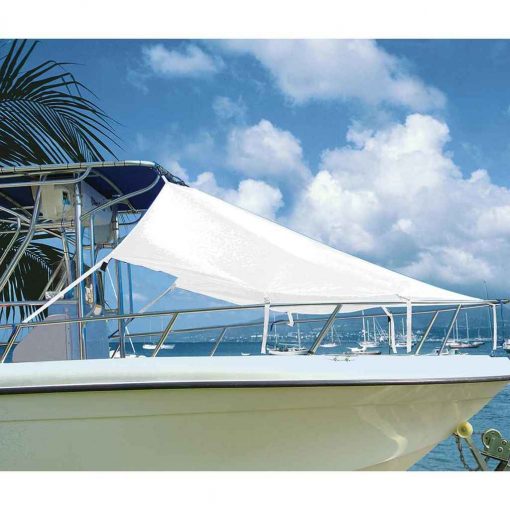 Taylor Made Boat T-Top Bow Shade 7'L X 102 Inch W White - 12005OW