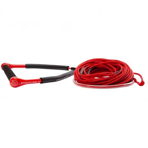 Hyperlite CG Handle with Fuse Line - Red with 70' Fuse Line with 3-5' Sections - 20700033