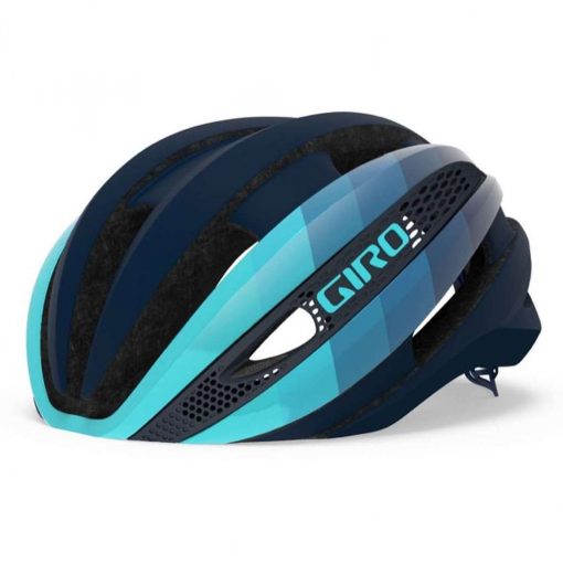 Giro Adult Synthe MIPS Road Cycling Helmet - Matte Iceberg/Midnight Bars - 711307