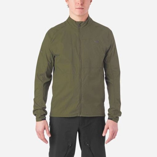 Giro Men's Stow Cycling Jacket - Olive - 7106