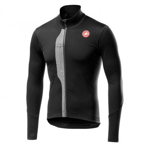 Castelli Men's Transparente V Long Sleeve Cycling Jersey - Light Black - A19509085