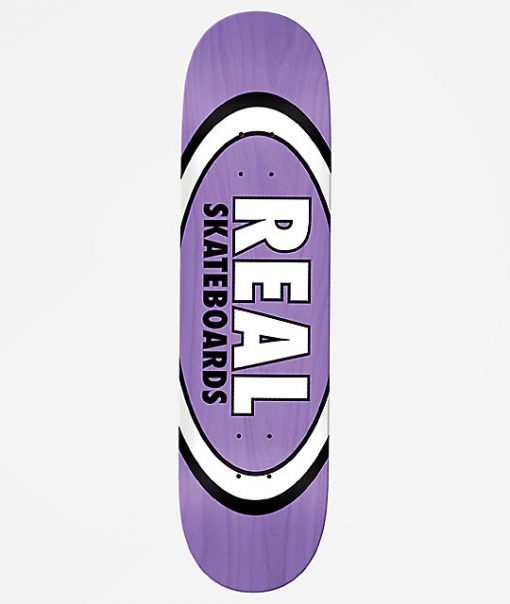 Real Team Oval Overspray 8.5" Skateboard Deck