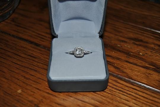 /White Gold 1/4 Kt Diamond Engagement Ring